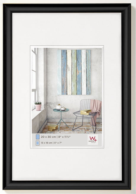 Walther trendstyle - Kunststoffrahmen - Fotogröße 40x50 cm - Schwarz