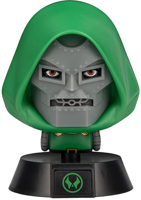 Paladone marvel dr doom icon light – 11 cm mini character lamp – verzamelbare displaylamp op batterijen –