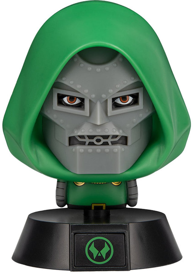 Paladone marvel dr doom icon light – 11 cm mini character lamp – verzamelbare displaylamp op batterijen –
