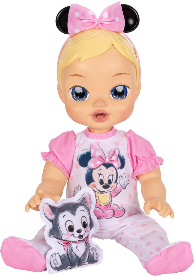 Jakks disney darlings minnie mouse deluxe interactieve pop met functies 13 33 cm, officieel gelicentieerd door pacific, met licht- en geluidseffecten, inclusief leuke minnie-geïnspireerde accessoires, ideaal cadeau voor meisjes vanaf 3 jaar