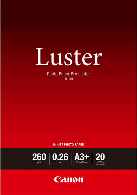 Canon Fotopapier A3+ 260 g m² glänzend weiß 20 Blatt
