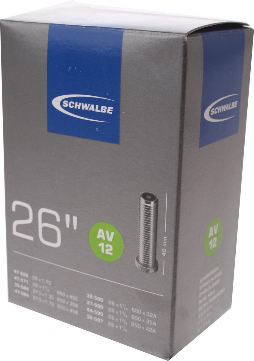 Schwalbe Innenrohr AV12 26 Zoll 32 47-559 597 AV 40 mm