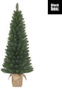 Black box trees gerlos kunstkerstboom in jute - kunst kerstboom h90 x ø41 cm - groen