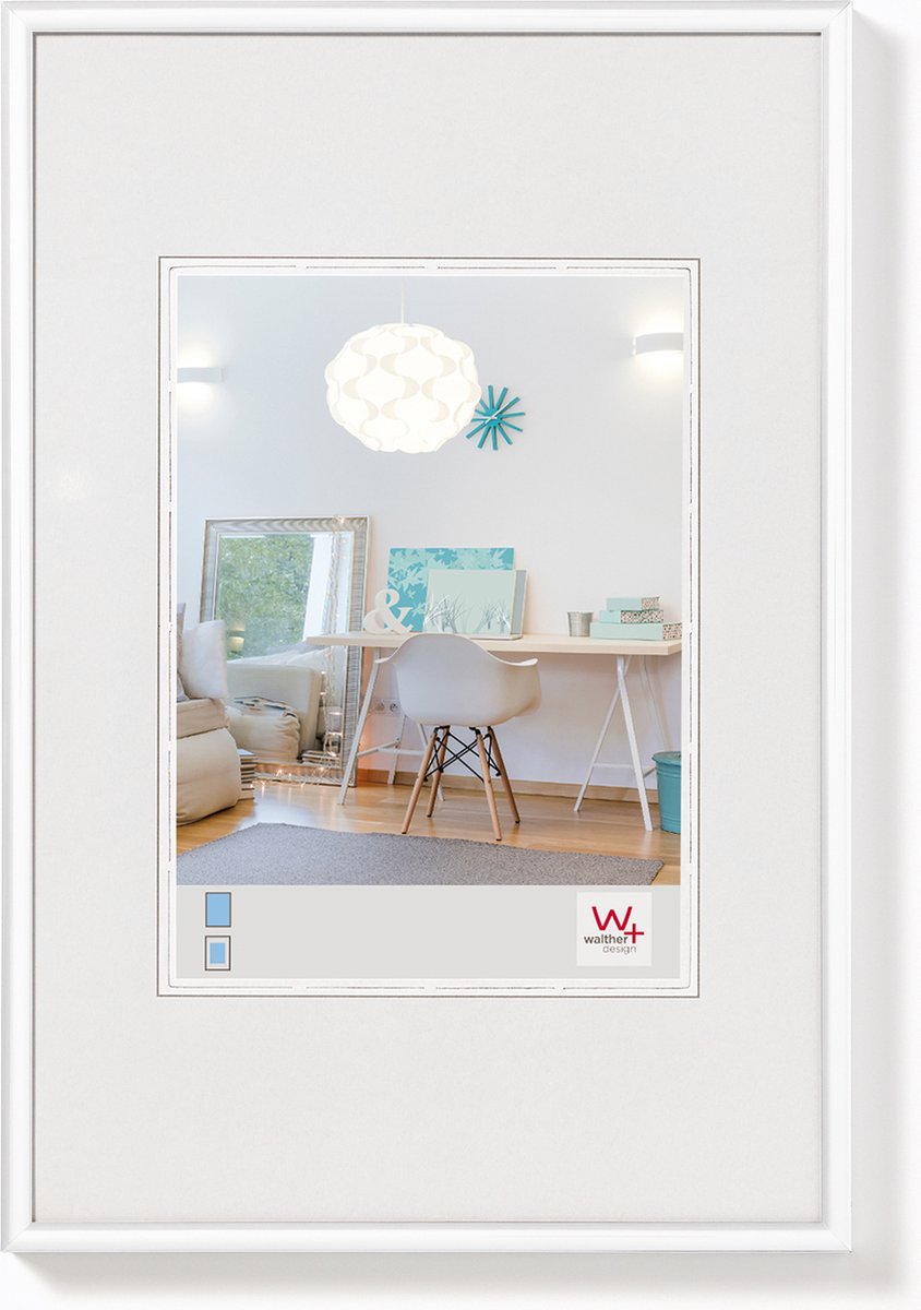 Walther New Lifestyle - Kunststoffrahmen - Fotogröße 60x90 cm - Weiß