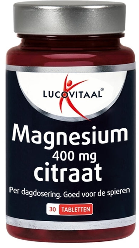 Lucovitaal magnesium citraat tabletten 400 mg 30 tabletten