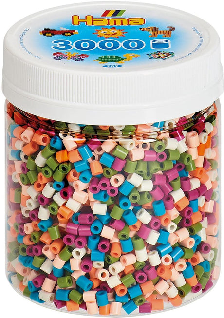 Hama -Eisenperlen in Glas - Farbmischung (58), 3000st.