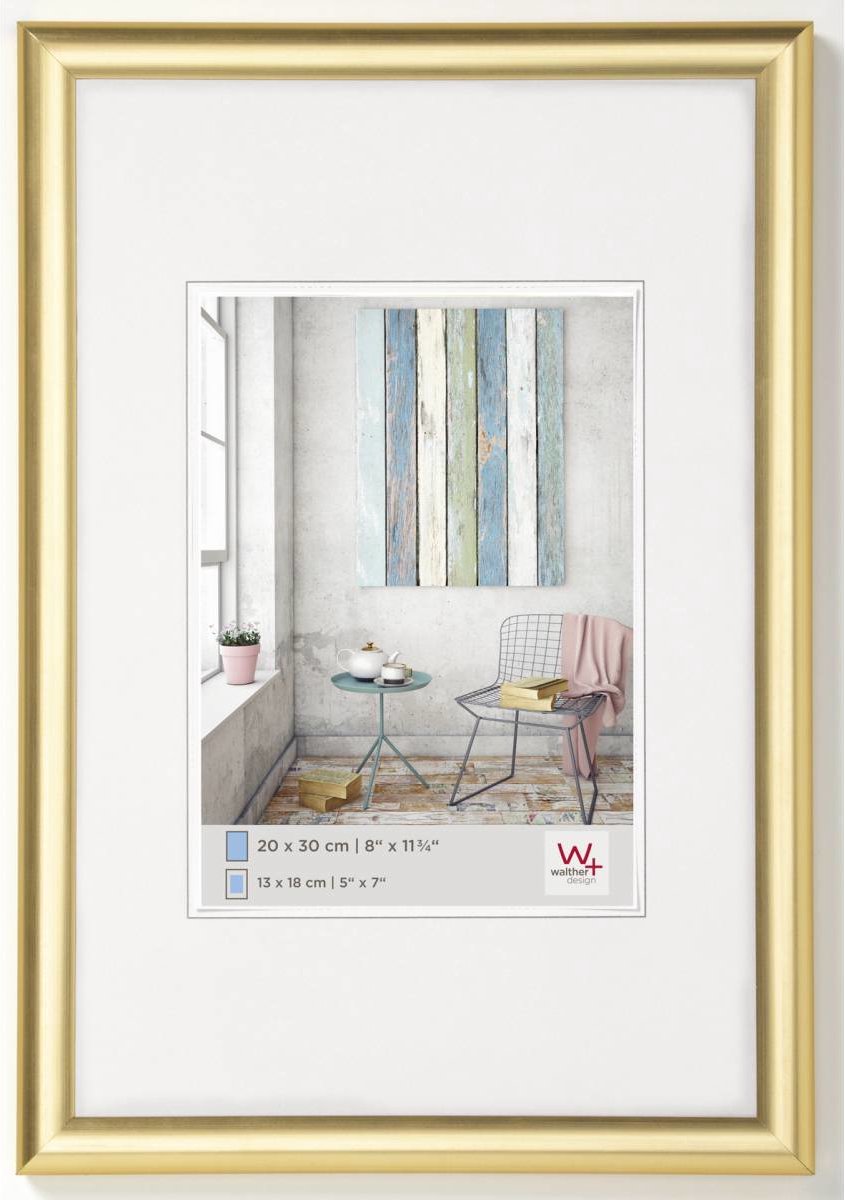 Walther trendstyle - Kunststoffrahmen - Fotogröße 40x60 cm - Gold