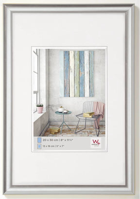Walther trendstyle - Kunststoffrahmen - Fotogröße 40x50 cm - Silber