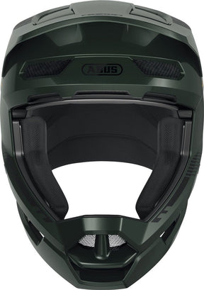 Abus Fahrradhelm Hidrop Moss Green S – 55–56 cm – Grün – geeignet für den Einsatz auf Mountainbikes – 1090 g