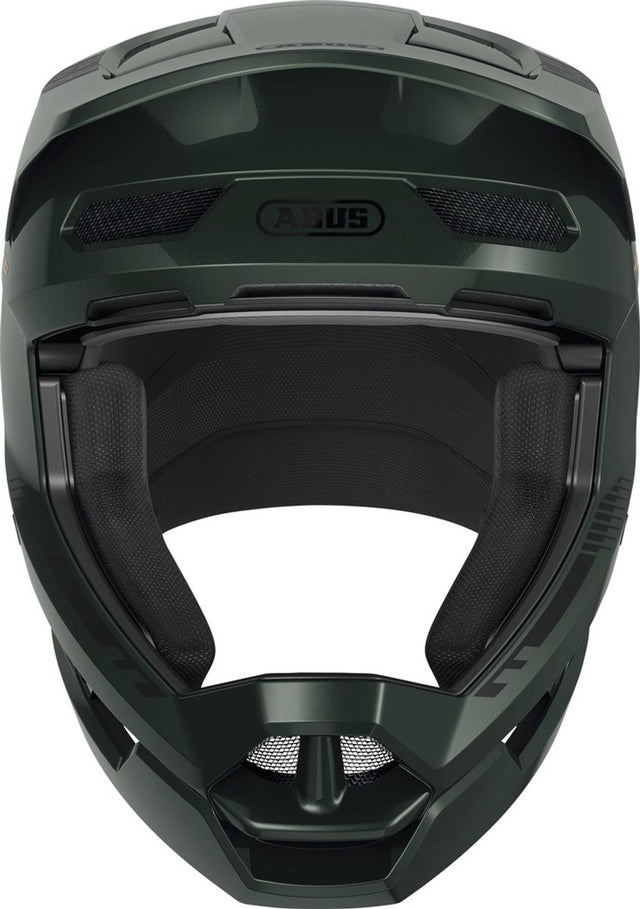 Abus Fahrradhelm Hidrop Moss Green S – 55–56 cm – Grün – geeignet für den Einsatz auf Mountainbikes – 1090 g