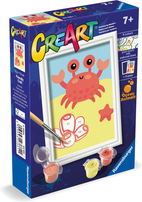 Ravensburger Creart Malen nach Zahlen – trendige Krabbe