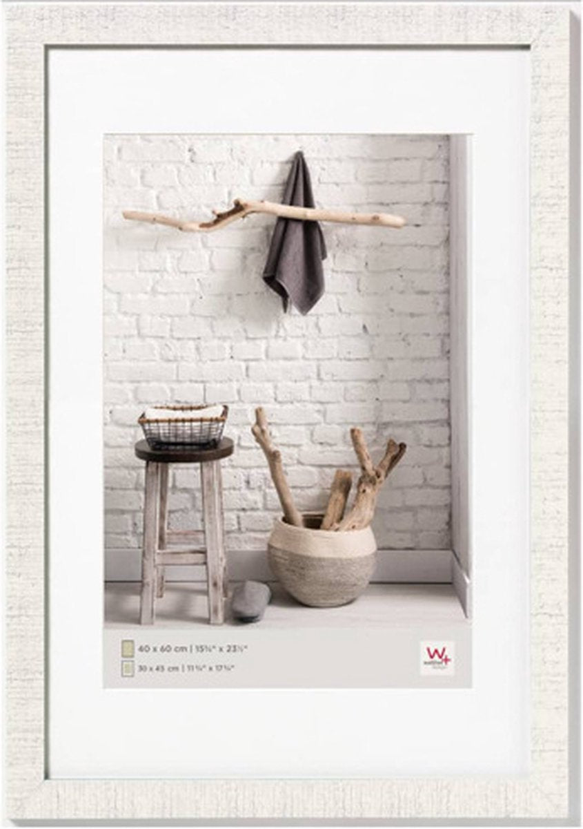 Walther home - houten lijst - fotoformaat 60x90 cm - polair wit