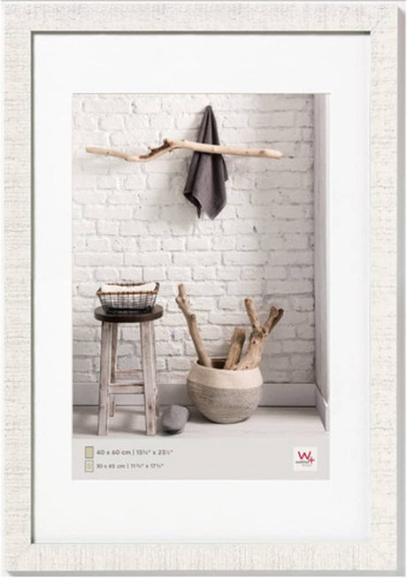 Walther home - houten lijst - fotoformaat 60x90 cm - polair wit