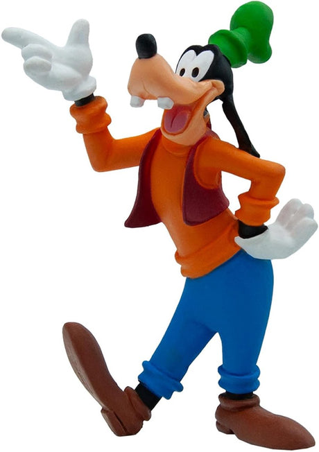 Bullyland 15346 – Spielfigur und Sammelfigur Goofy von Disney, ca. 9 cm – lebensechte und detaillierte Gestaltung – ideal als Tortenfigur und kleines Geschenk für Kinder ab 3 Jahren.
