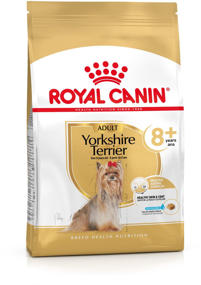 Royal Canin – Yorkshire-Terrier-Seniorenfutter – 8+ Jahre – 3 kg – unterstützt die Gesundheit