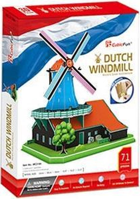 Cubic fun 3d puzzel hollandse molen