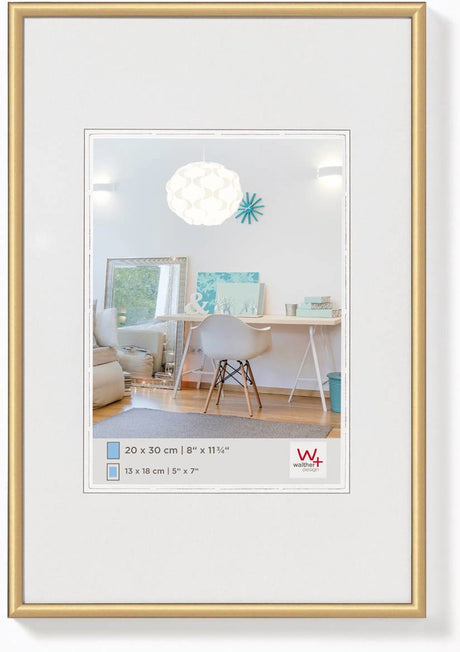 Walther New Lifestyle - Kunststoffrahmen - Fotogröße 59,4x84 cm (Din A1) - Gold