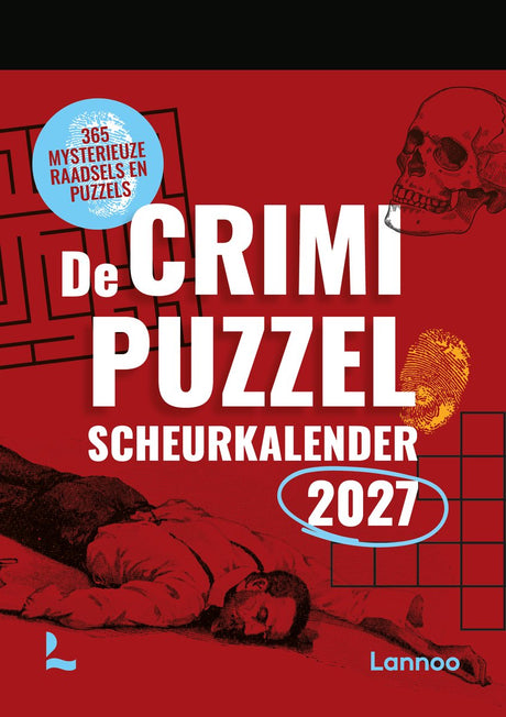 Lannoo de crimi puzzel scheurkalender 2027