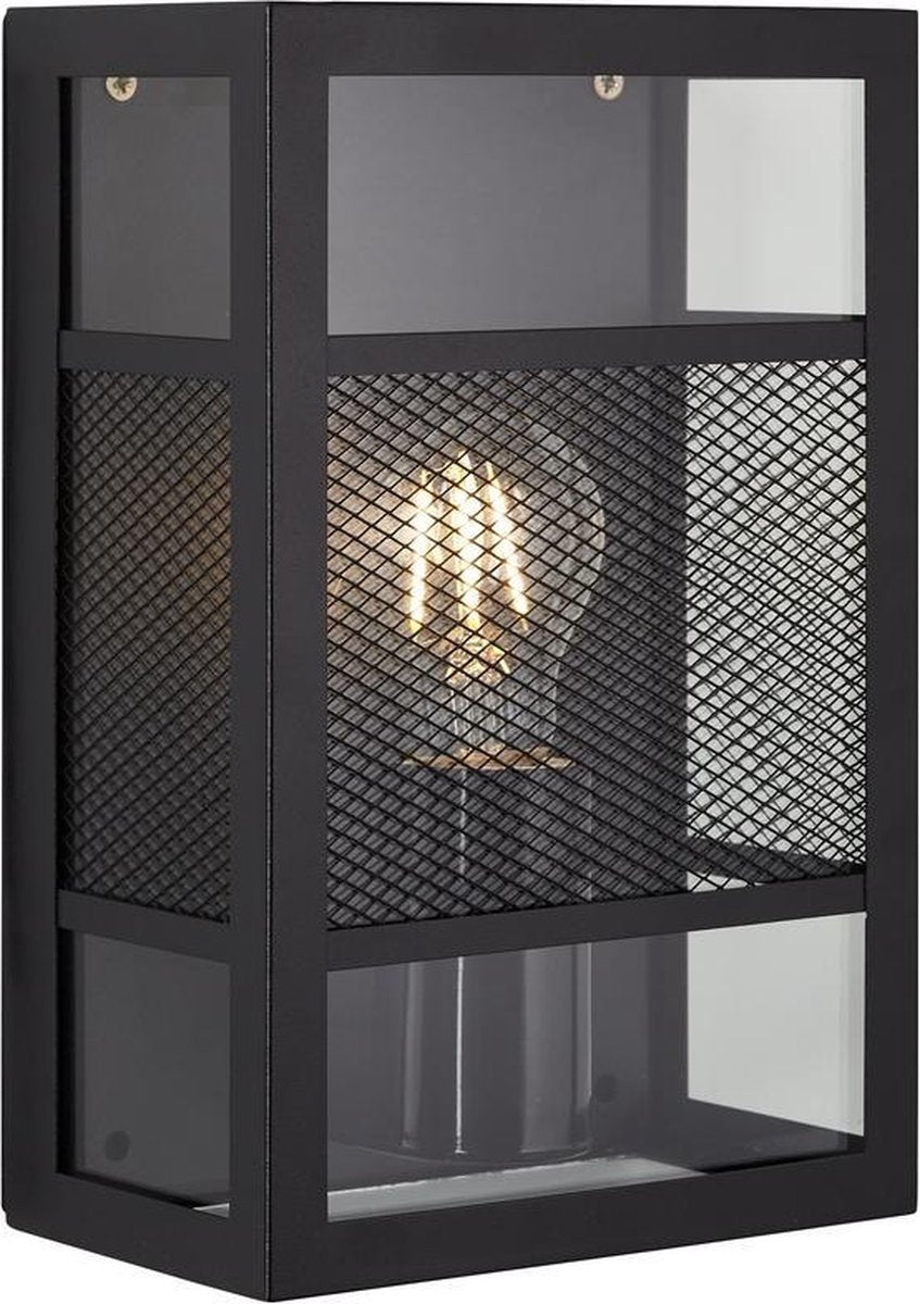 Brilliant getta - buitenlamp - ip44 - e27 max 1x40w - zwart