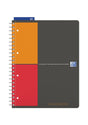 Oxford international - managerbook - a4+ - 4 gaats - gelijnd - 80 vel - grijs