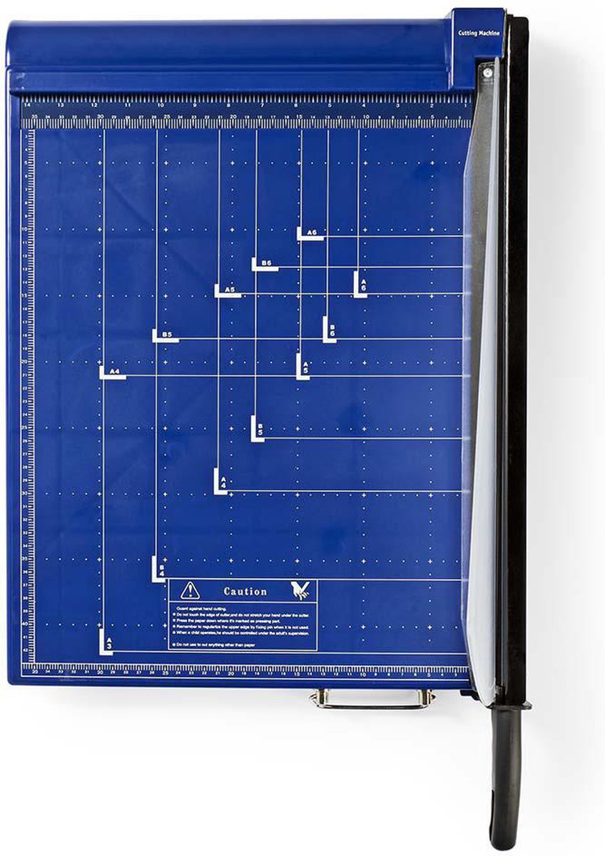 Nedis Papierschneidemaschine | 297 x 420 mm | blau schwarz | 1 Stück - pacu110a3 pacu110a3