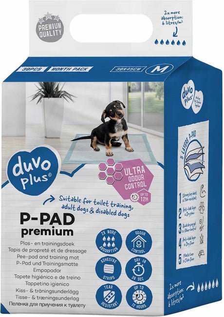 Duvo + P-Pad Premium Geruchskontrolle 30 Stück xxl - 60x90cm
