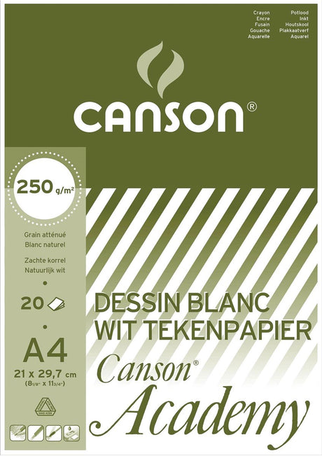 Canson Zeichenblock Akademie Format 21 x 297 cm (A4)