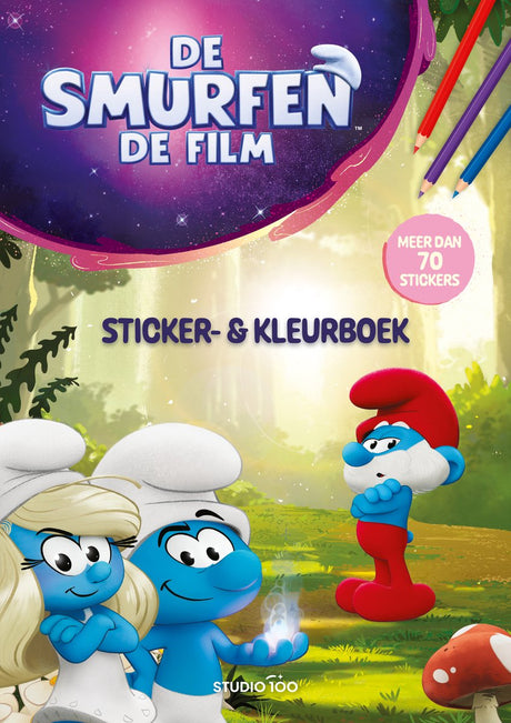 Die Schlümpfe: Aufkleber und Malbuch zum Film