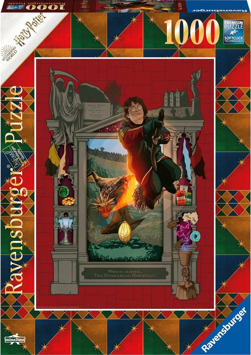 Ravensburger harry potter 4 triwizard tournament - legpuzzel - 1000 stukjes