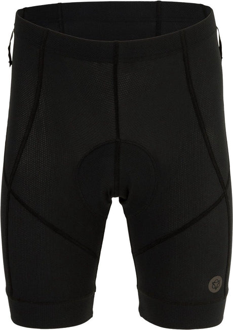 Agu venture - mtb liner short - dames - fietsbroek met zeem - ademend mesh - red 120 zeem - flatlock naden - zwart - xs
