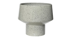 Planter ijzer grijs dia24cm x h.20cm