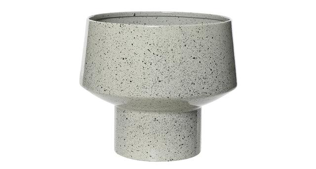 Planter ijzer grijs dia24cm x h.20cm