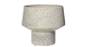 Planter ijzer ivoor dia18cm x h.16cm