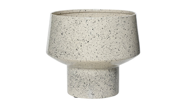 Planter ijzer ivoor dia18cm x h.16cm