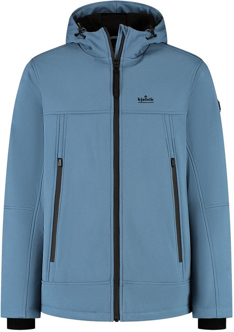 Kjelvik dax heren outdoorjas - licht blauw l