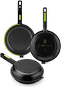 Bra omeletpan a121467 ø 26 cm zwart aluminium