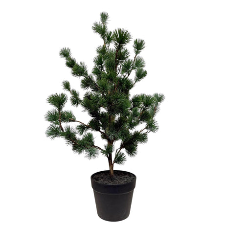 Roberts collection kunstboom ceder in pot grijs 80cm