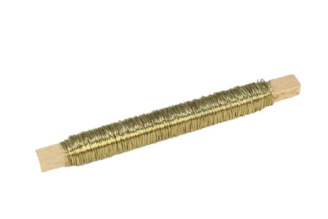 HBx Natural Living Hobby Wickeldraht Kupfer 0,50 mm 50 Gramm Gold