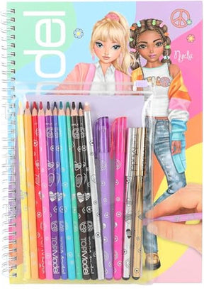 Depesche - topmodel kleurboek met kleurpotloden
