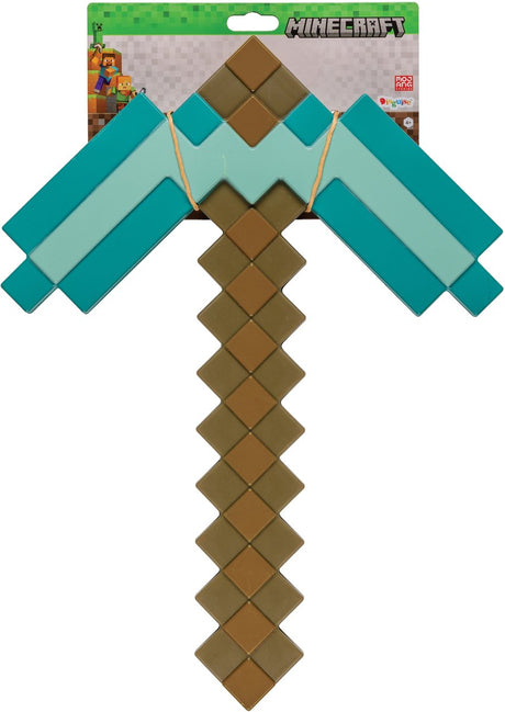 Verkleidung – Minecraft-Diamant-Spitzhacke, Waffe für Kinder – Spielzeug-Spitzhacke