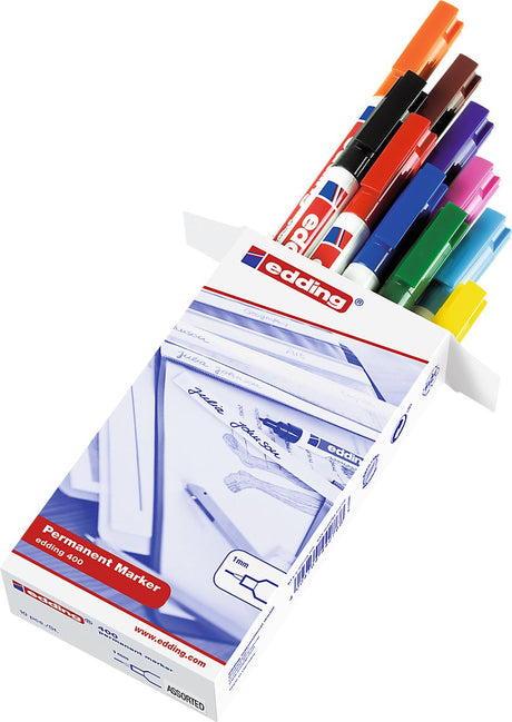 Edding https: www.cchobby.nl -markers-400-line thick-1-mm-various-colors-10-piece-1-box