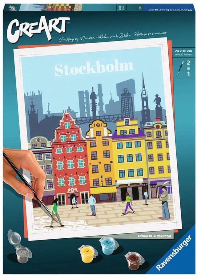 Markenlos ohne Marke Ravensburger kreiert das farbenfrohe Stockholm