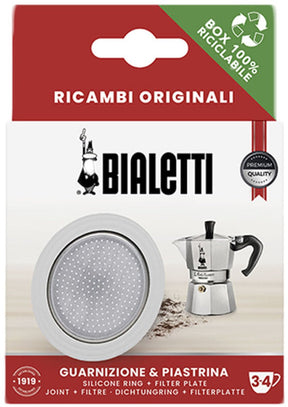 Bialetti Filterplatten-Silikonring – passend für Brikka 2 Tassen und Moka Induktion 4 Tassen – Original-Ersatzteil