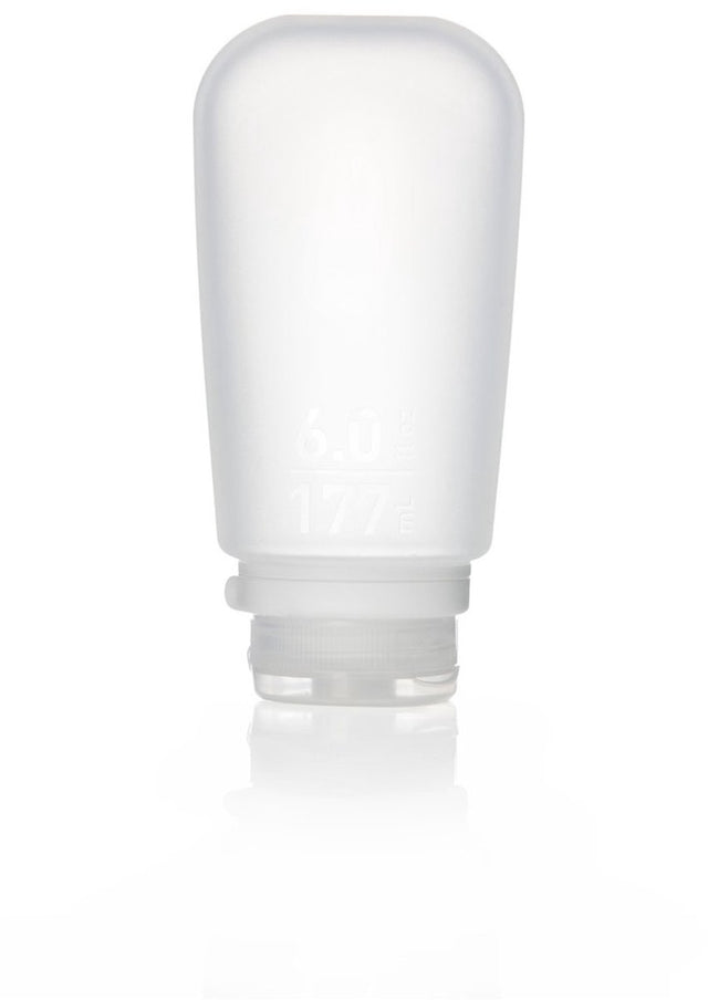 Human Gear – Gotoob+ – Reiseflasche – Flakon – wiederverwendbar – leicht – XL – 177 ml – klar