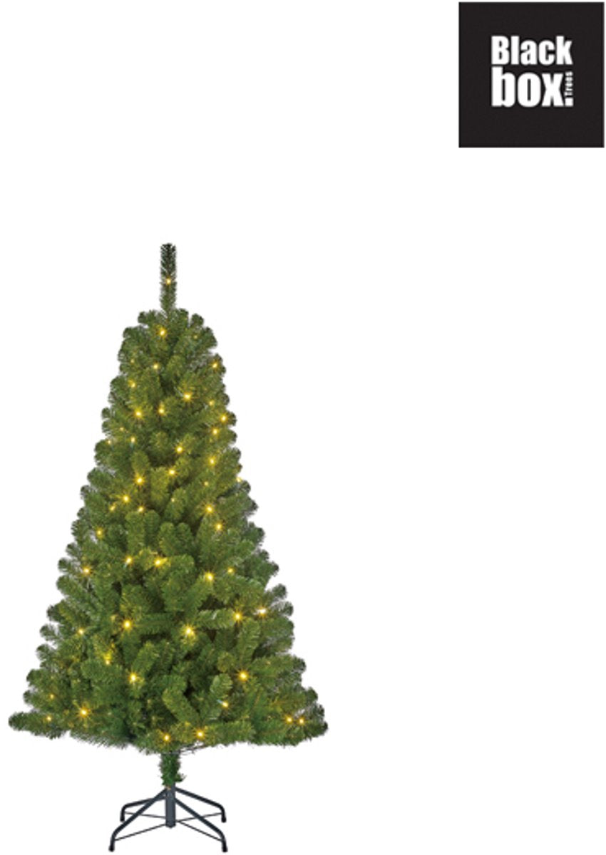 Black box charlton x-mas tree led green 200l tips 340 - h155xd91cm