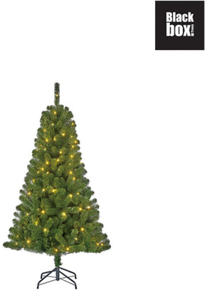 Black box charlton x-mas tree led green 200l tips 340 - h155xd91cm