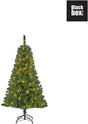 Black box charlton x-mas tree led green 200l tips 340 - h155xd91cm