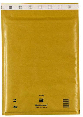 Mail Lite versiegelte Luftpolstertaschen in Gold (Gold)