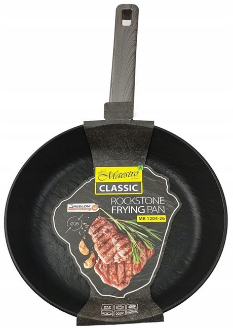 Maestro Bratpfanne Rock Stone 28 cm – Greblon C2 Antihaft