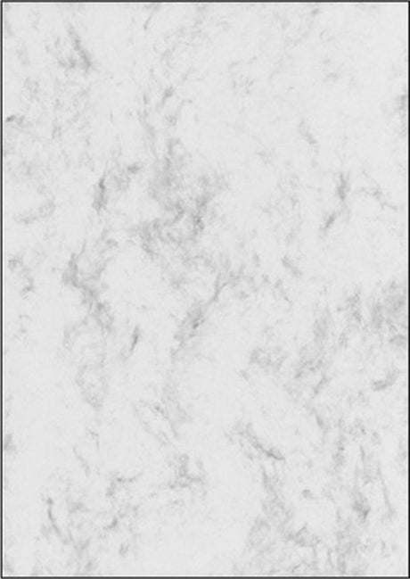 Sigel Designpapier – Marmorgrau – A4 – 90 Gramm – 100 Blatt – Si-DP371